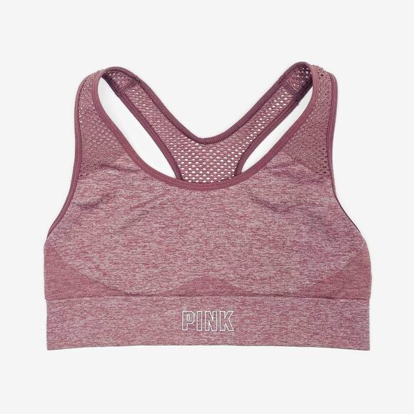 PINK Victoria' Secret Seamless Sports Bra Small Activewear Gym Yoga Workout - Picture 1 of 8